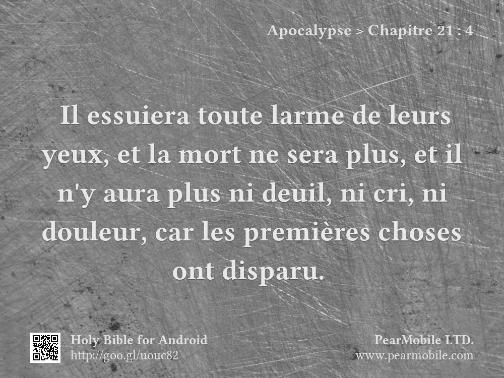 Apocalypse, Chapitre 21:4